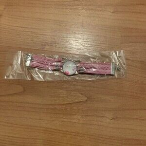 Gils Glass Charm Bracelet 1pc Disney Frozen Elsa Infinity Love Pink Adjustable